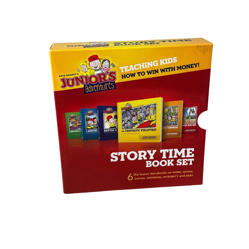 Dave Ramsey Junior's Adventures‎ Story Time Book Set 6 Hardcover Books Financial